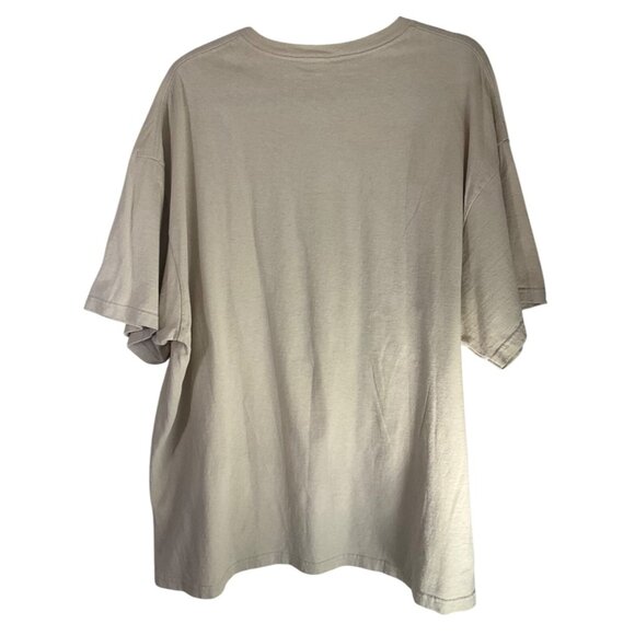 Retro Holland America Line Mens Size Large T-Shirt Alaska Moose Graphic Beige - Picture 3 of 6